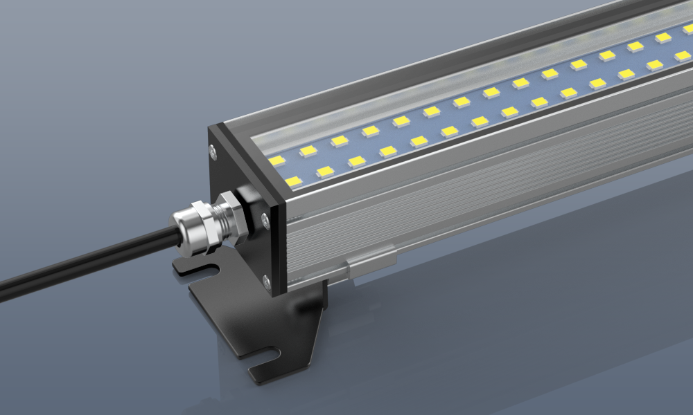 Selection of machine tool work light power