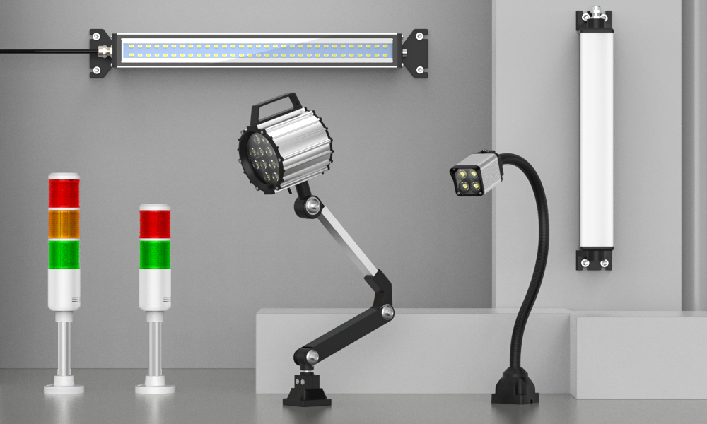 How do I ensure that the LED Machine light is fixed and stable?