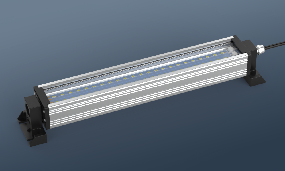 What are the criteria for the selection of explosion-proof lamps for machine tools?