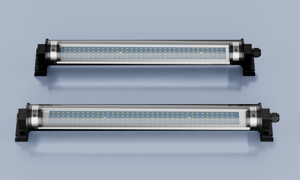 Machine tool work lights: how to solve the flicker frequency problem?