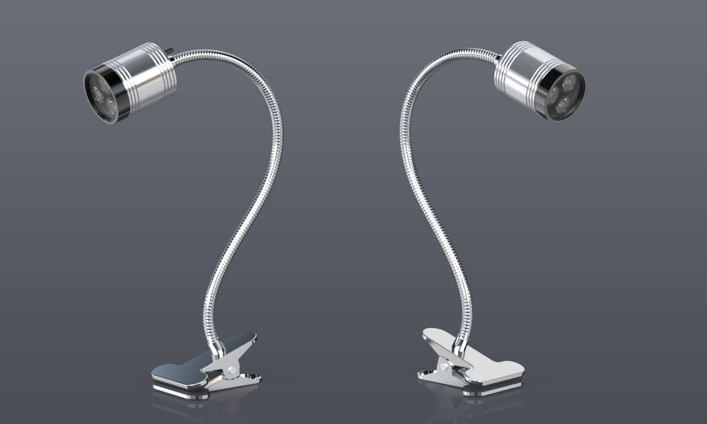 Quality testing and evaluation of special lamps for machine tools