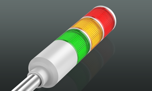 Customised tri-colour lamps for machine tools: for special requirements